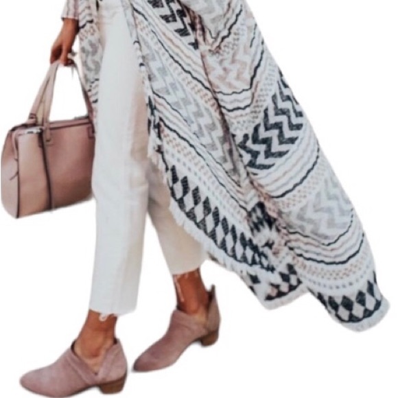 Sole Society Suede Bootie Stacked Heel Braided Trim Slip on Boho Valentine - Picture 2 of 8